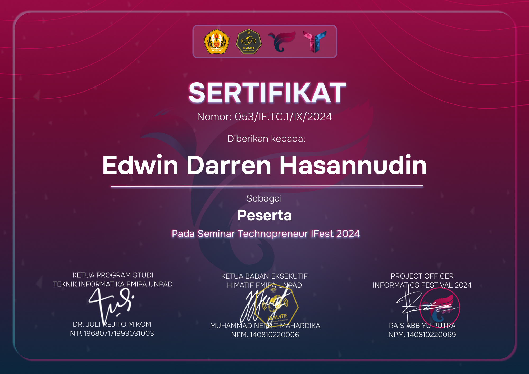 Sertifikat 1
